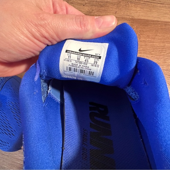 Nike Lunar Running Shoes Blue Men’s Size 11 - Picture 11 of 12